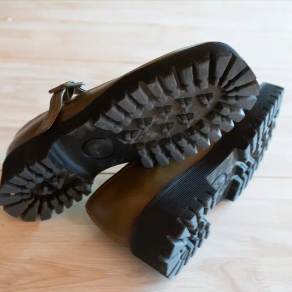 INTENTIONALLY BLANK Veronica Leather Lug Sole Mary Jane - Picture 4 of 5